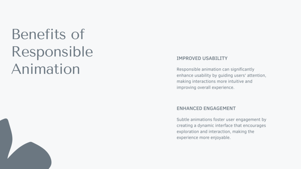 responsible animation in UX