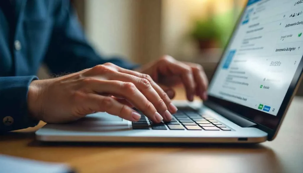 Using the Outreach.io Chrome extension on a LinkedIn profile.