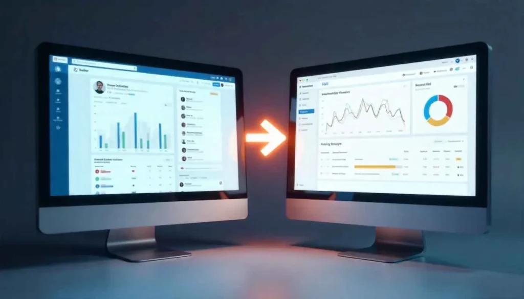 Integration between a LinkedIn profile and the Outreach.io platform dashboard.