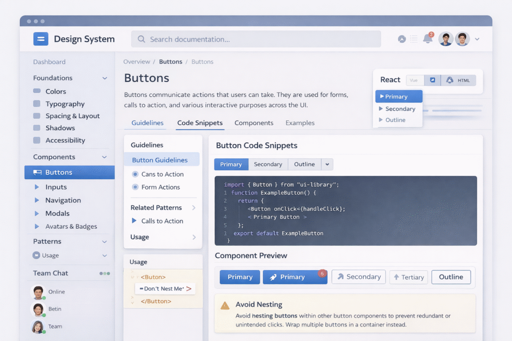 design systems in the wild documentation
