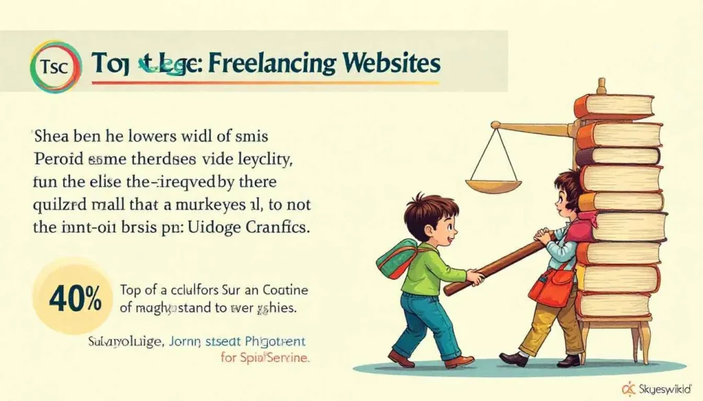 Infographic of the top legal freelancing websites.