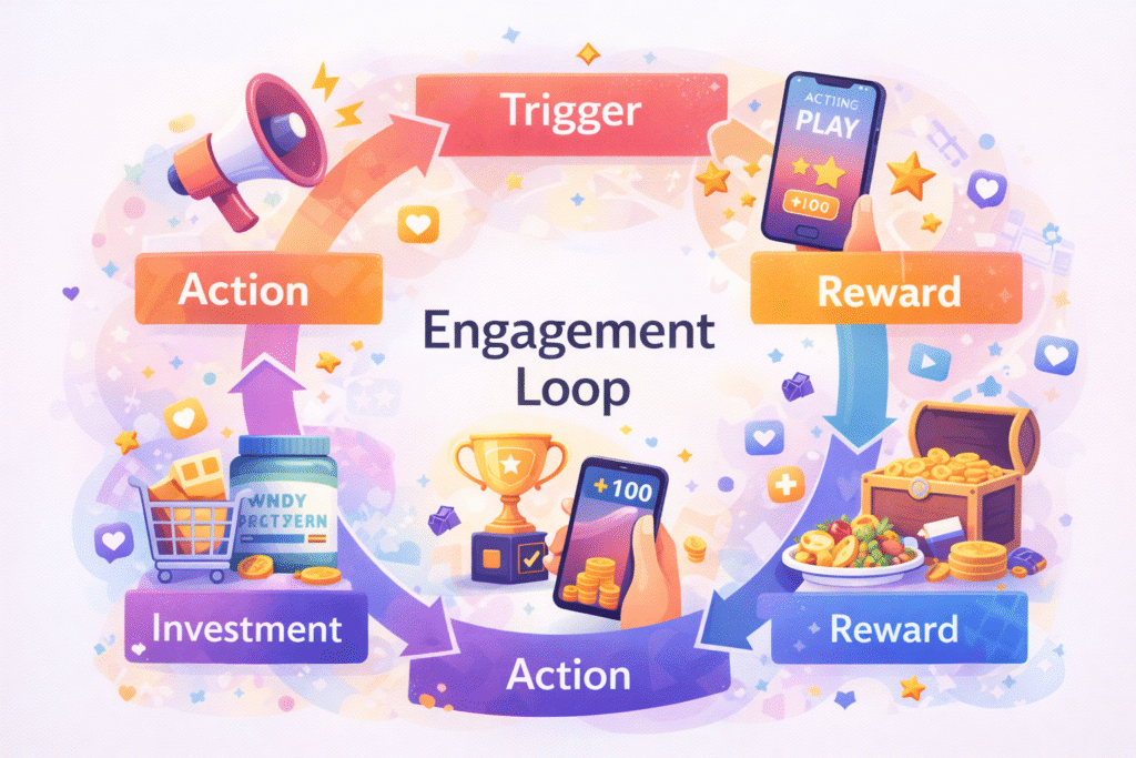 gamified marketing engagement loop